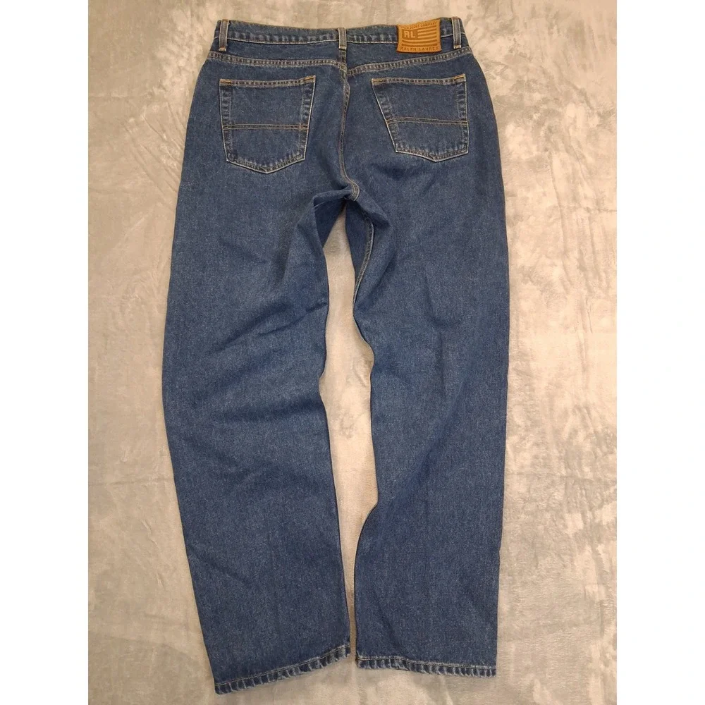 Polo‎ Jeans Co Ralph Lauren Y2K Mens 36x30 Straight Leg Classic Workcore Jeans